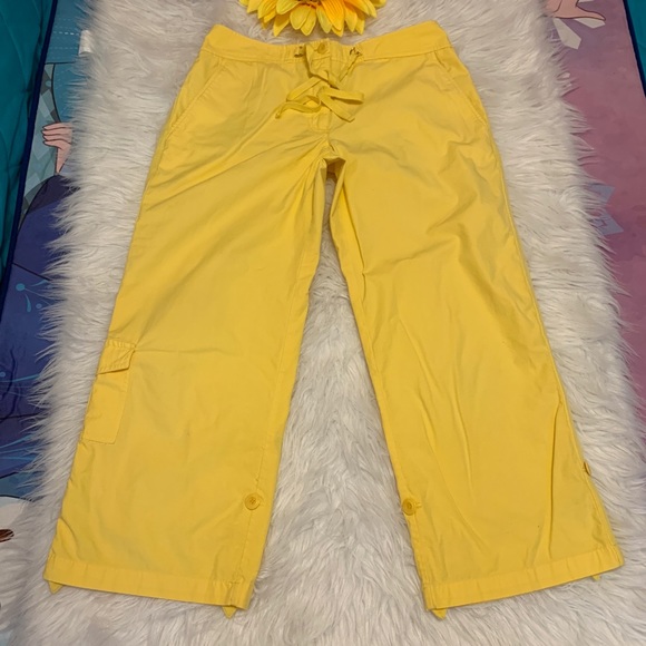 Jones New York Sport  yellow Capris - Picture 2 of 12